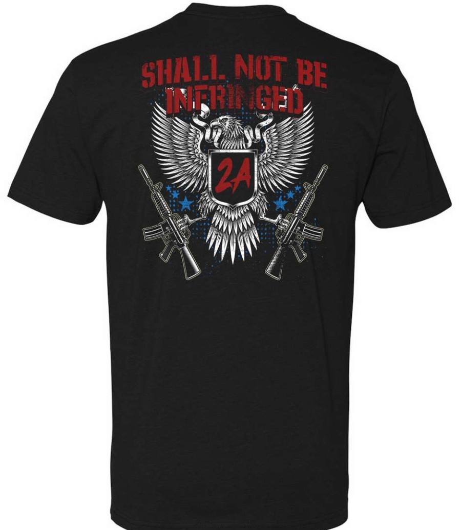 Ba Trading Mens Apparel * | Bare Arms Gear Shall Not Be Infringed T-Shirt Black