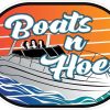 Stickers * | Bare Arms Gear Boats And Hoes Sticker