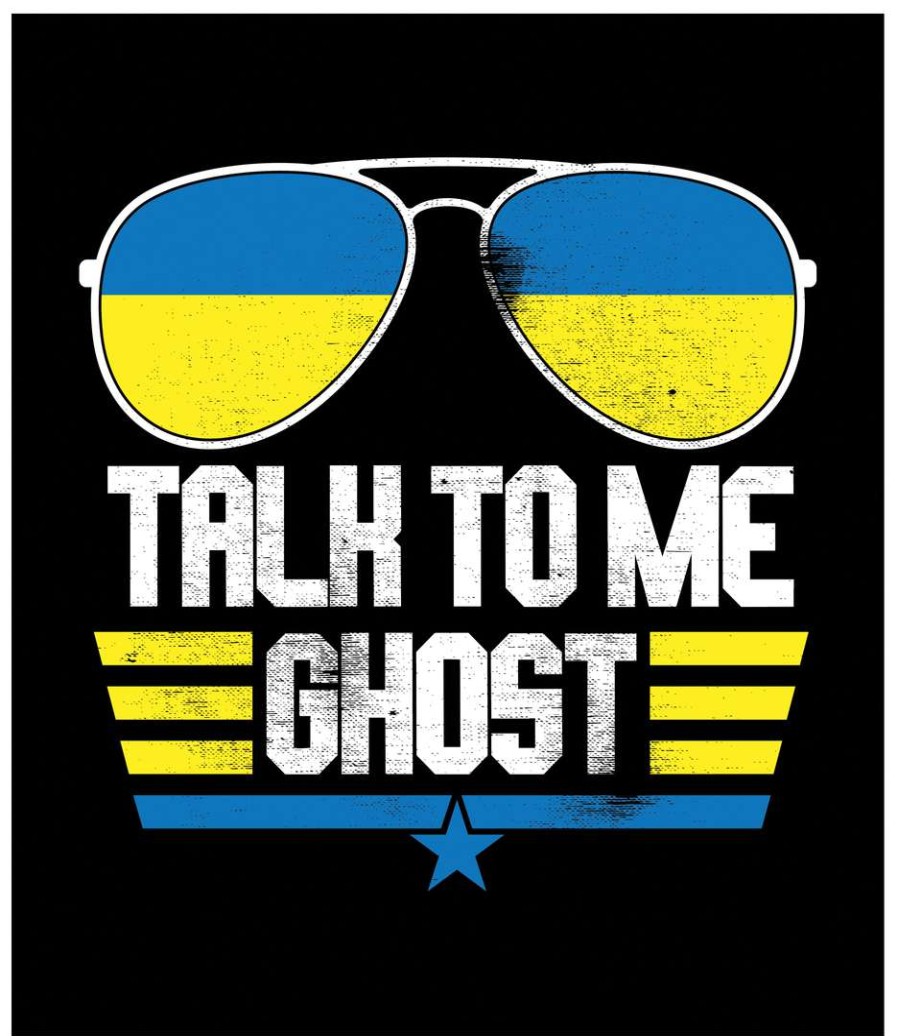 Stickers * | Bare Arms Gear Talk To Me Ghost Sticker