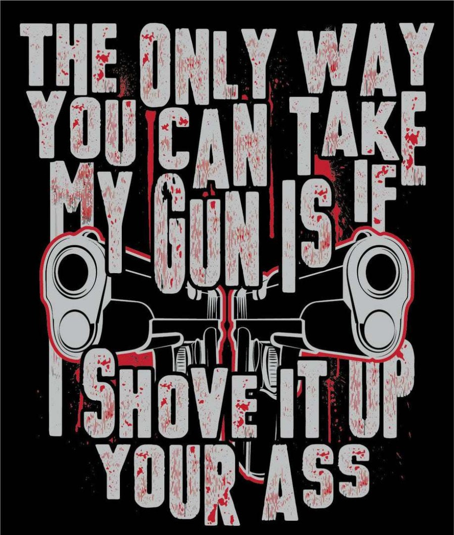 Stickers * | Bare Arms Gear The Only Way You Can Take My Gun Sticker Stickers