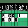 Stickers * | Bare Arms Gear America Wants To Buy A Vowel Sticker Stickers