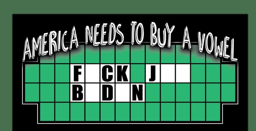 Stickers * | Bare Arms Gear America Wants To Buy A Vowel Sticker Stickers