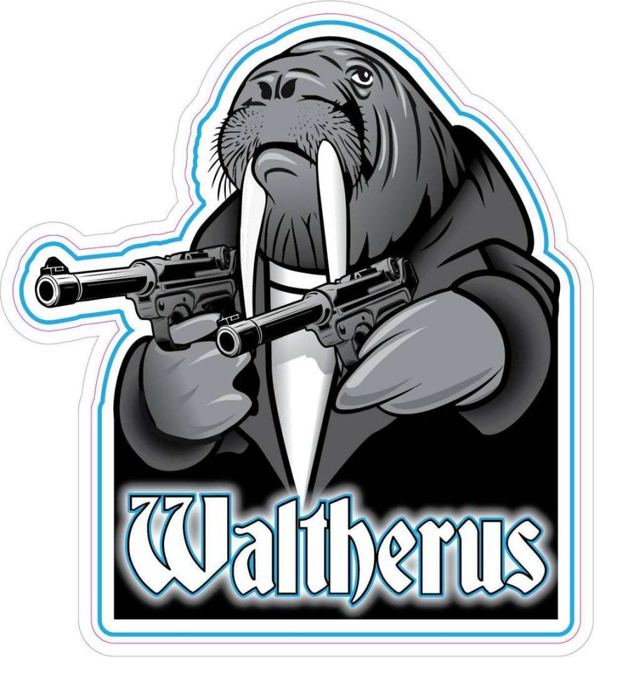 Stickers * | Bare Arms Gear Stickers Waltherus Sticker