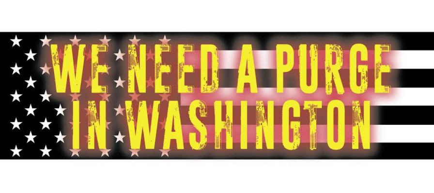 Stickers * | Bare Arms Gear We Need A Purge In Washington Sticker