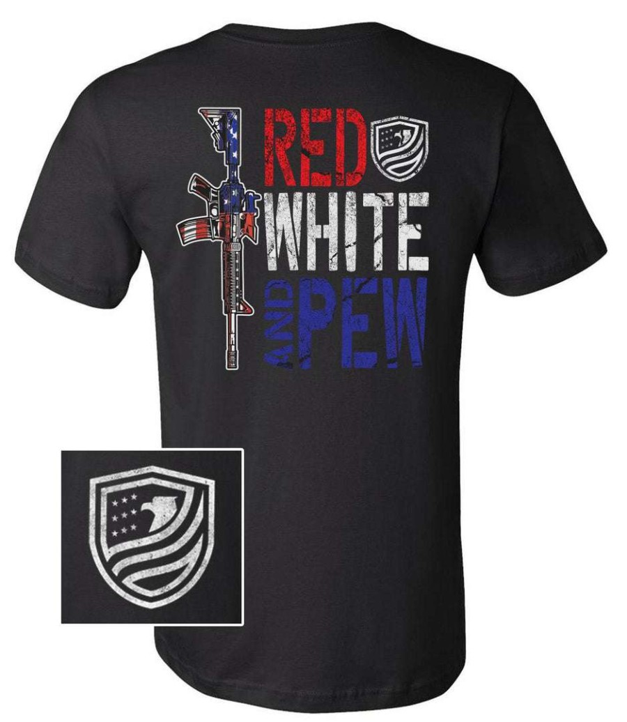 Ba Trading Mens Apparel * | Bare Arms Gear Red White & Pew Ba Trading Mens Apparel Black