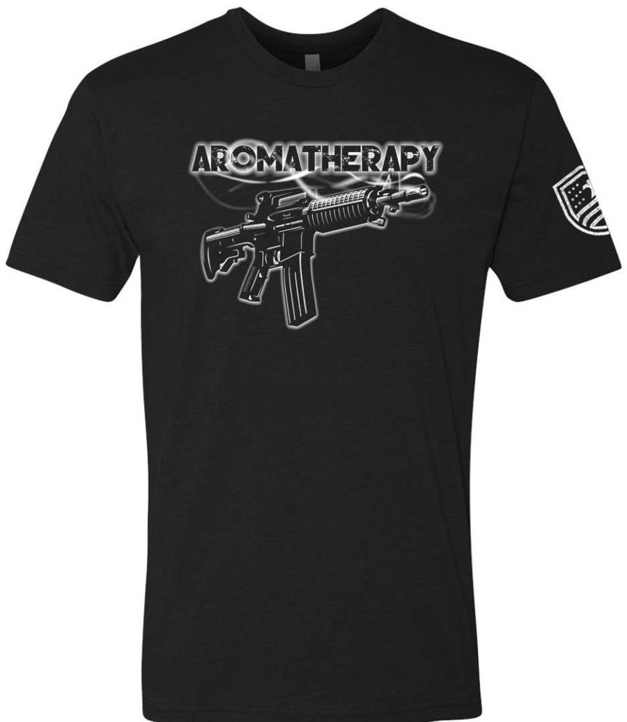 Ba Trading Mens Apparel * | Bare Arms Gear Ba Trading Mens Apparel Aromatherapy Ar-15 2.0 T-Shirt Black Blend