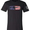 Ba Trading Mens Apparel * | Bare Arms Gear Ar-15 Flag T-Shirt Black