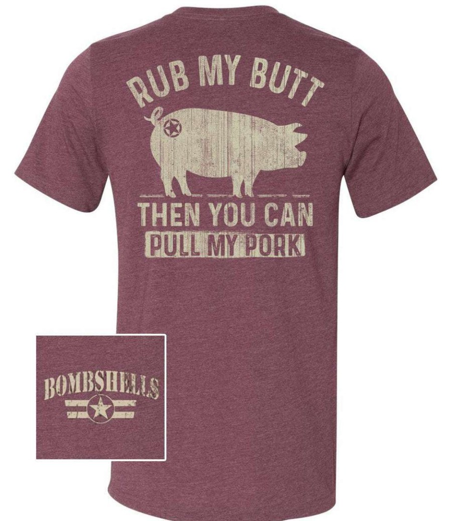 Ba Trading Mens Apparel * | Bare Arms Gear Rub My Butt To Pull The Pork Ba Trading Mens Apparel