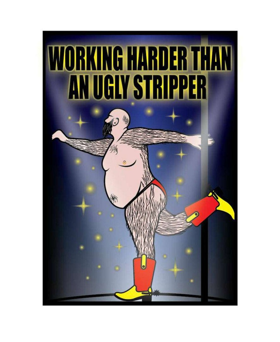 Stickers * | Bare Arms Gear Ugly Stripper Stickers