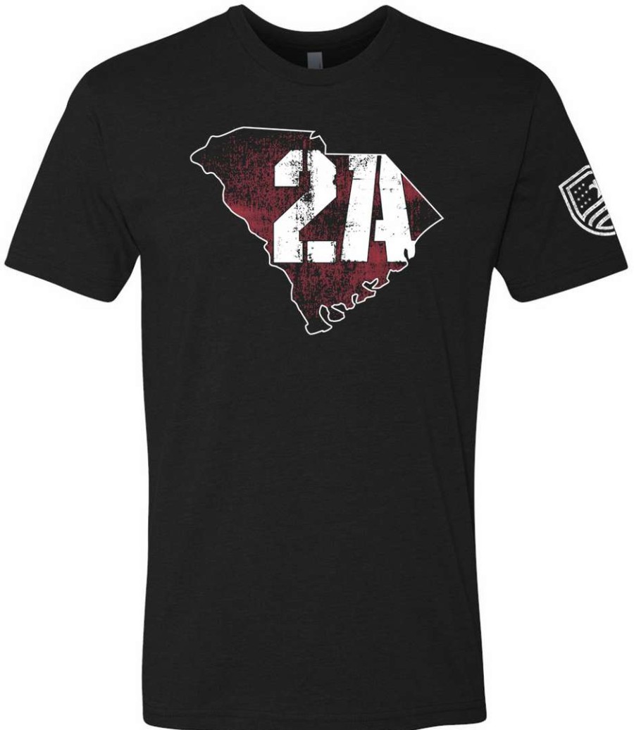 Ba Trading Mens Apparel * | Bare Arms Gear Ba Trading Mens Apparel South Carolina 2A Black