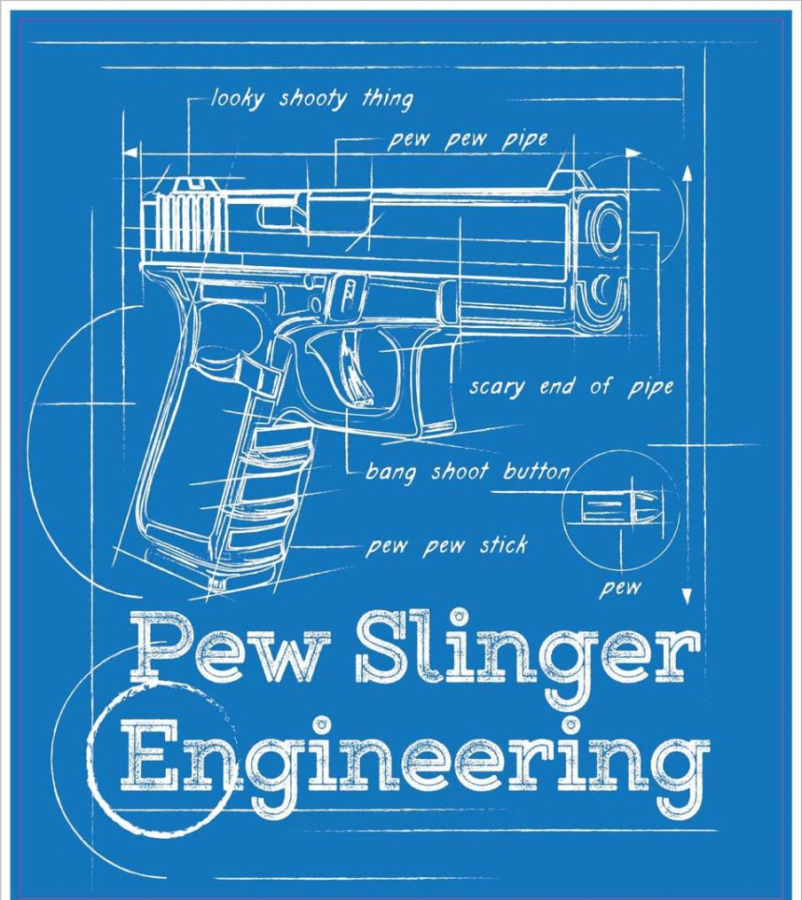 Stickers * | Bare Arms Gear Stickers Pew Slinger Engineering