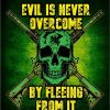 Stickers * | Bare Arms Gear Evil Is Never Overcome Sticker