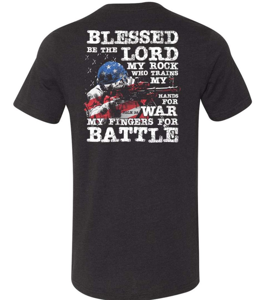 Ba Trading Mens Apparel * | Bare Arms Gear Psalms 144 Ba Trading Mens Apparel Black