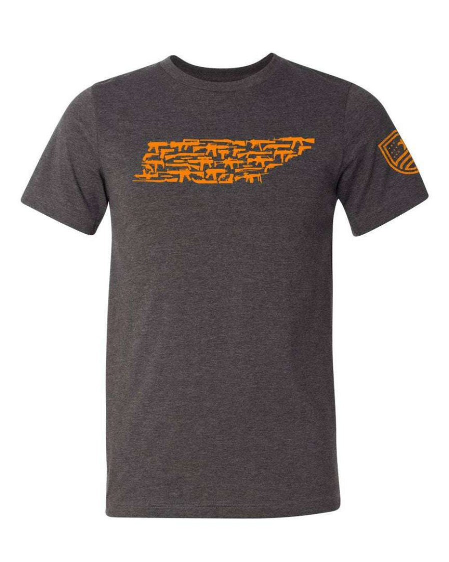 Ba Trading Mens Apparel * | Bare Arms Gear Ba Trading Mens Apparel Tennessee Gun State T-Shirt