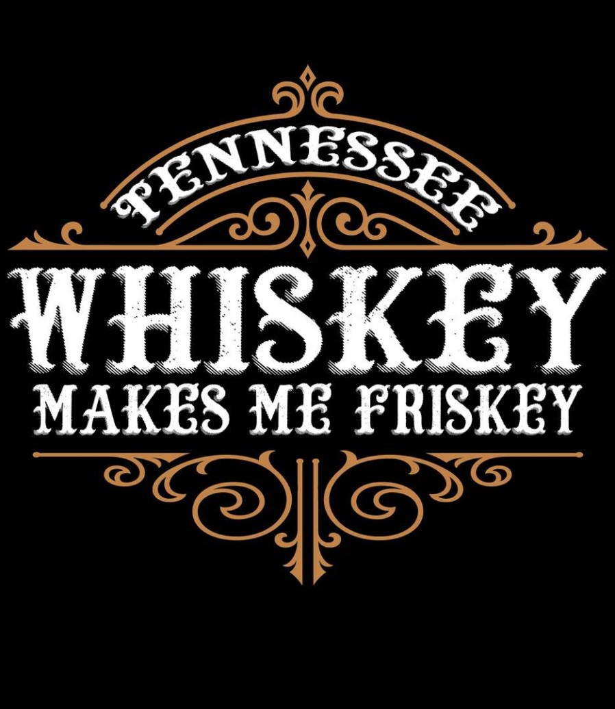 Stickers * | Bare Arms Gear Tennessee Whiskey Makes Me Friskey Sticker