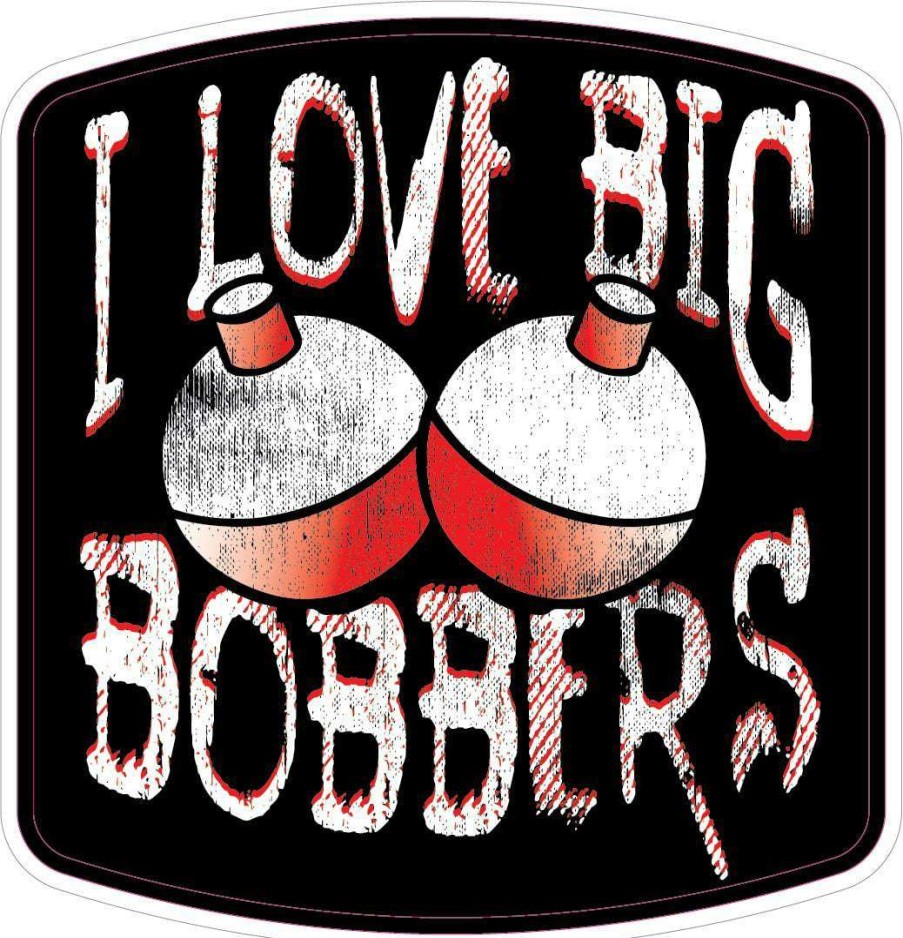 Stickers * | Bare Arms Gear Big Bobbers Sticker Stickers