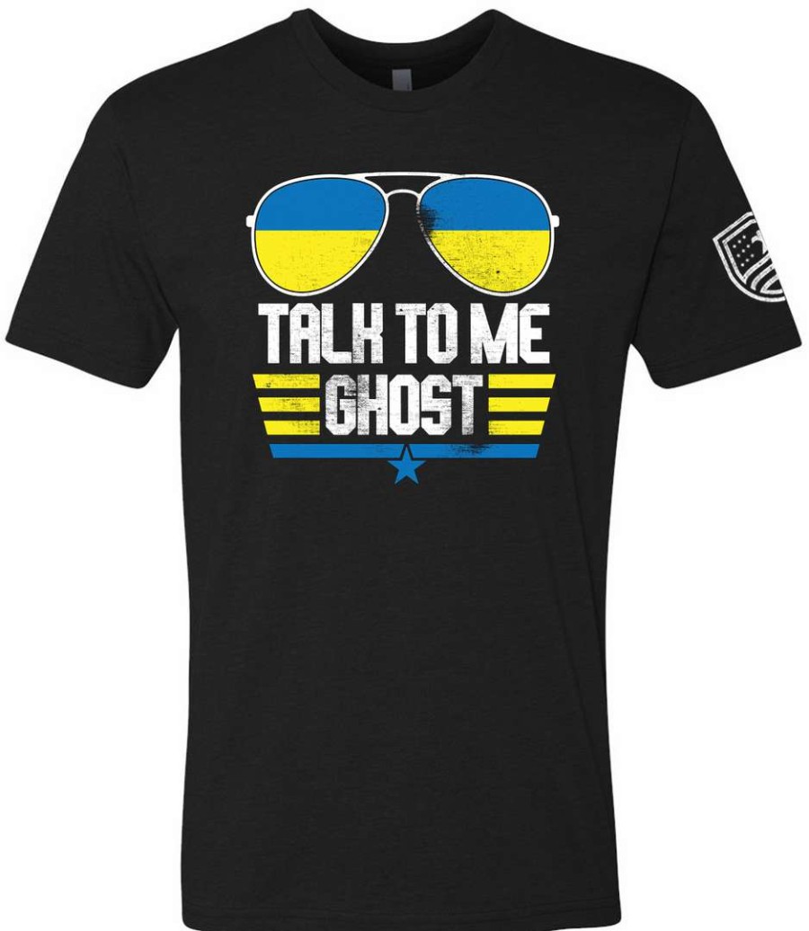 Ba Trading Mens Apparel * | Bare Arms Gear Talk To Me Ghost Black